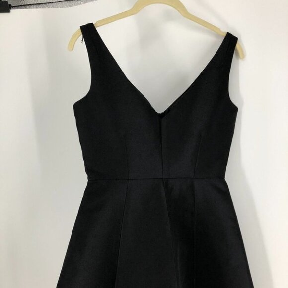 NWT Kate Spade black Zip Up fit & flare dress  size 0 - Picture 4 of 16